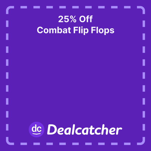 Valid Combat Flip Flops Promo Code 25 Off Coupon October 2024