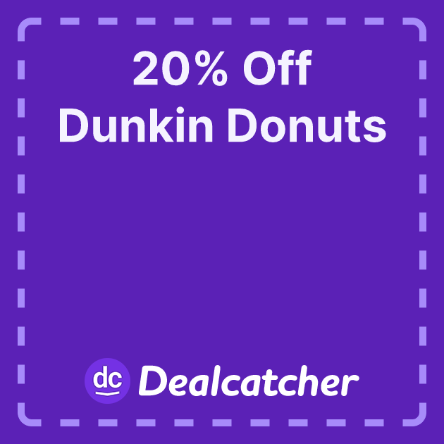 Valid Dunkin Donuts Promo Code 20 Off Coupon (March 2025)