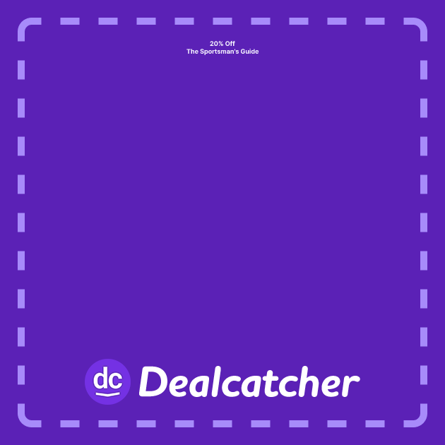 Valid The Sportsman's Guide Promo Code 20 Off Coupon (September 2024)