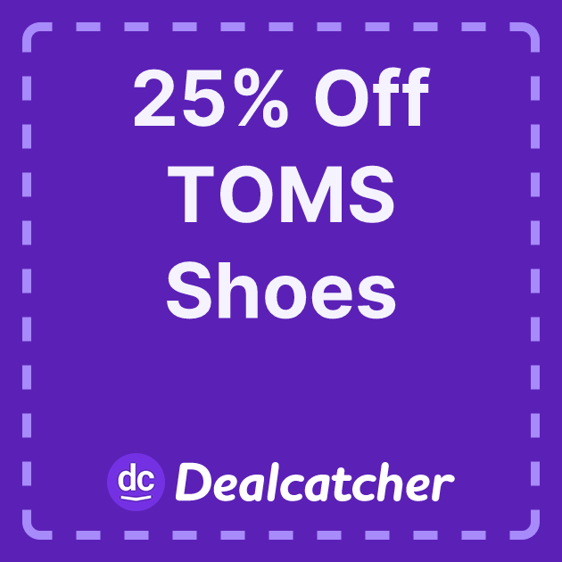 Valid TOMS Shoes Promo Code 25 Off Coupon November 2024