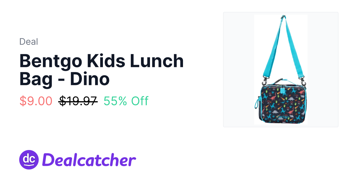 Walmart - Bentgo Kids Lunch Bag - Dino $9.00
