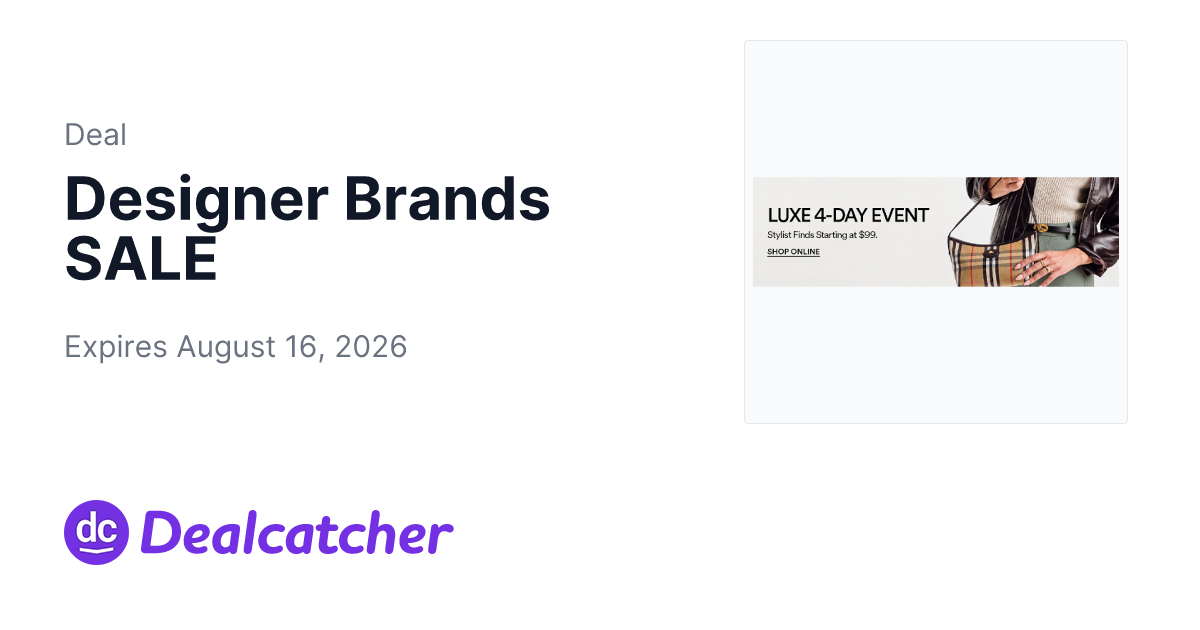 Shop Simon - Designer Brands SALE