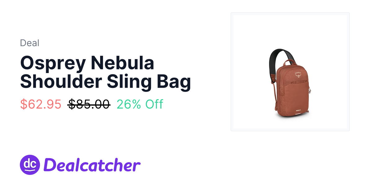 Amazon - Osprey Nebula Shoulder Sling Bag $62.95