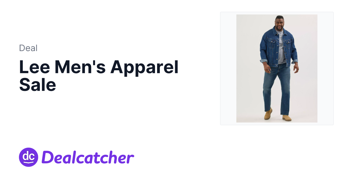 Lee Jeans - Lee Men's Apparel Sale