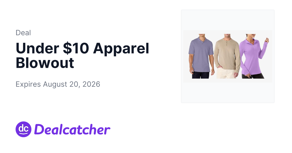 Woot - Under $10 Apparel Blowout