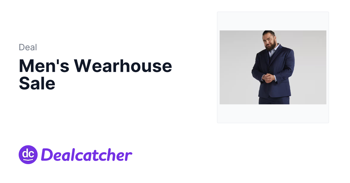 Men's Wearhouse - Men's Wearhouse Sale