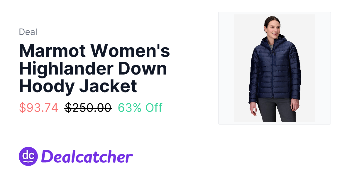 Marmot - Marmot Women's Highlander Down Hoody Jacket $93.74