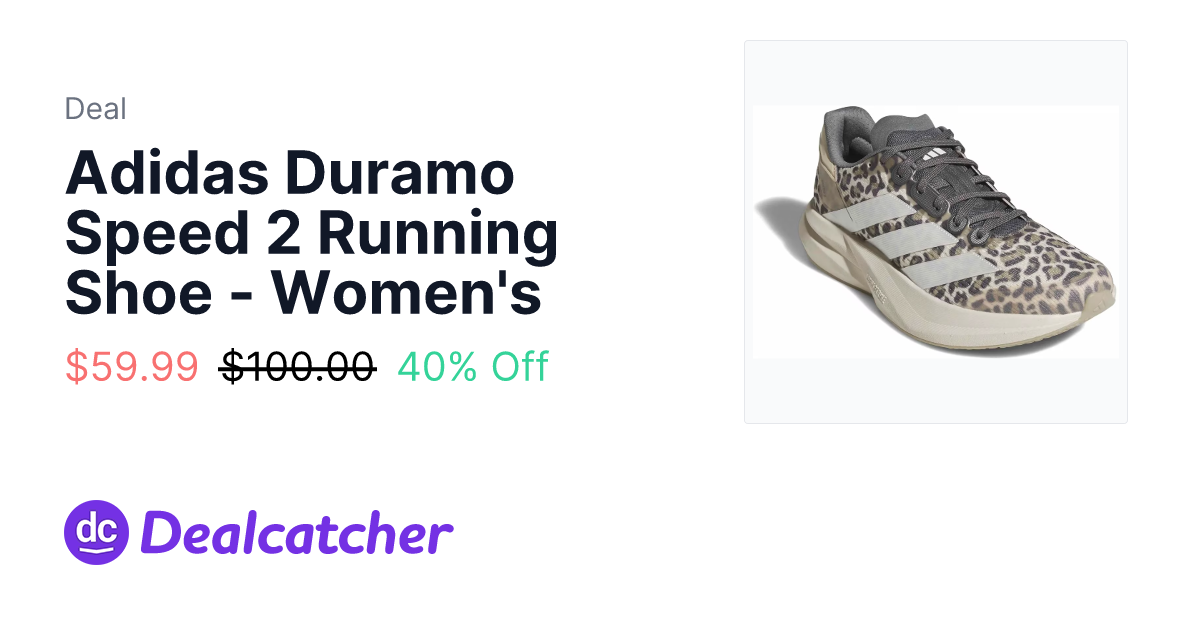 DSW - Adidas Duramo Speed 2 Running Shoe - Women's $59.99