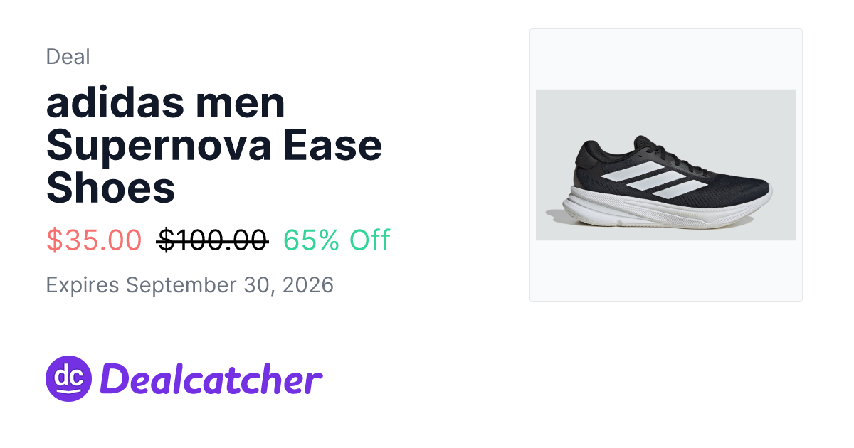 eBay - adidas men Supernova Ease Shoes $35.00