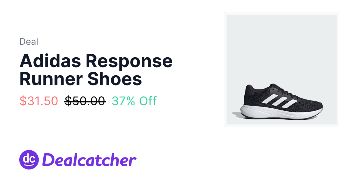 Adidas - Adidas Response Runner Shoes $31.50