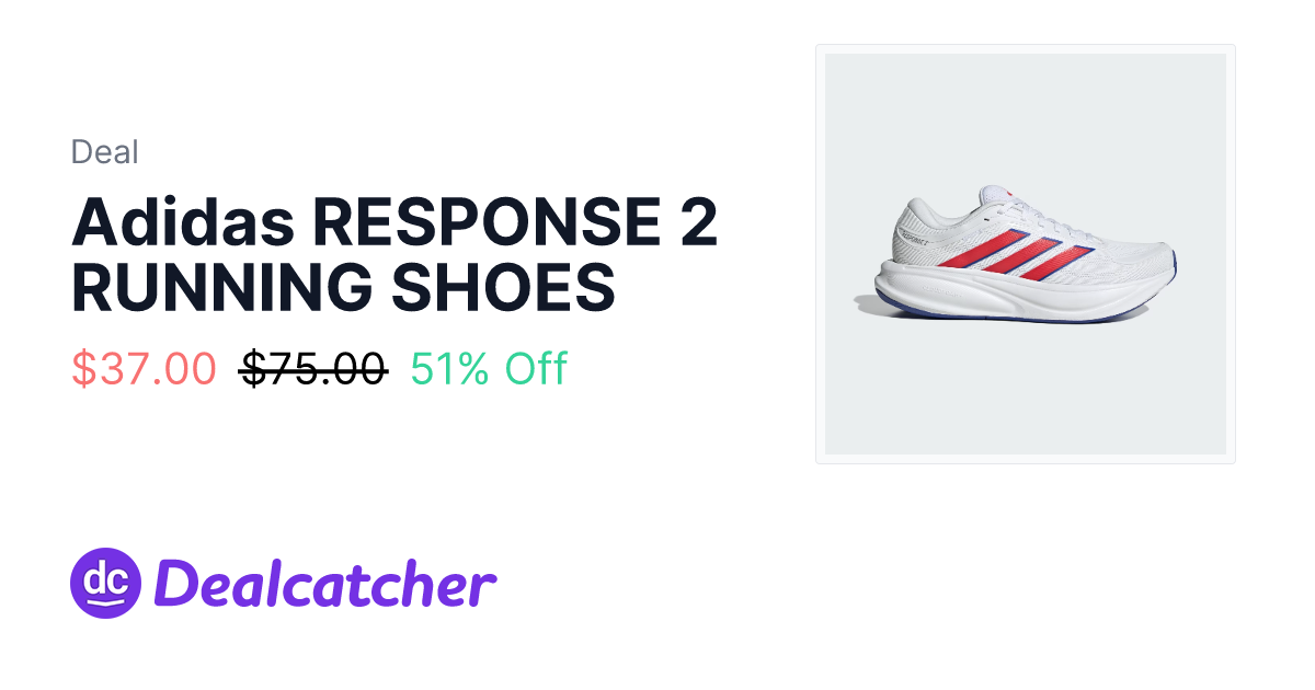 Adidas - Adidas RESPONSE 2 RUNNING SHOES $37.00