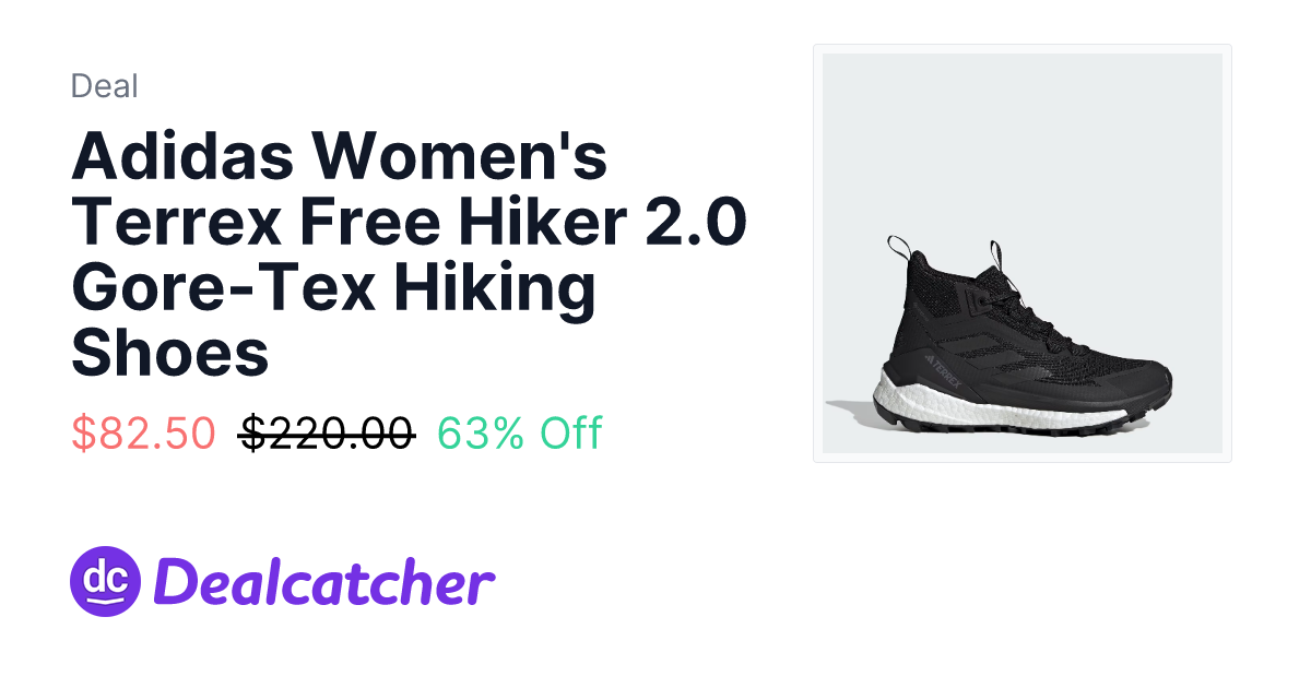 Adidas - Adidas Women's Terrex Free Hiker 2.0 Gore-Tex Hiking Shoes $82.50