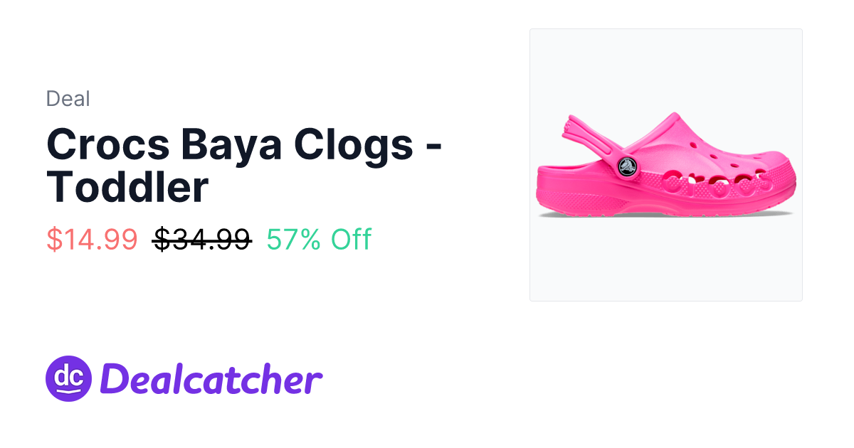 Crocs - Crocs Baya Clogs - Toddler $14.99