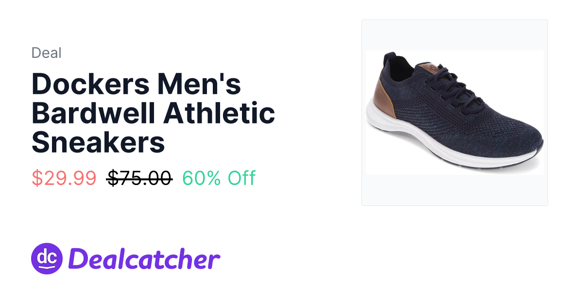 Macy's - Dockers Men's Bardwell Athletic Sneakers $29.99
