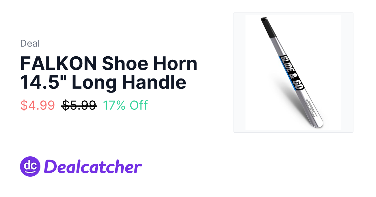 Amazon - FALKON Shoe Horn 14.5" Long Handle $4.99