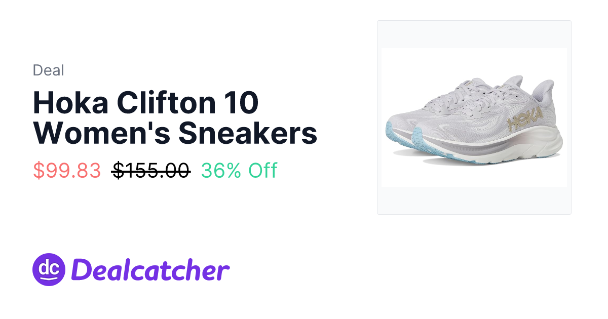 Zappos - Hoka Clifton 10 Women's Sneakers $99.83