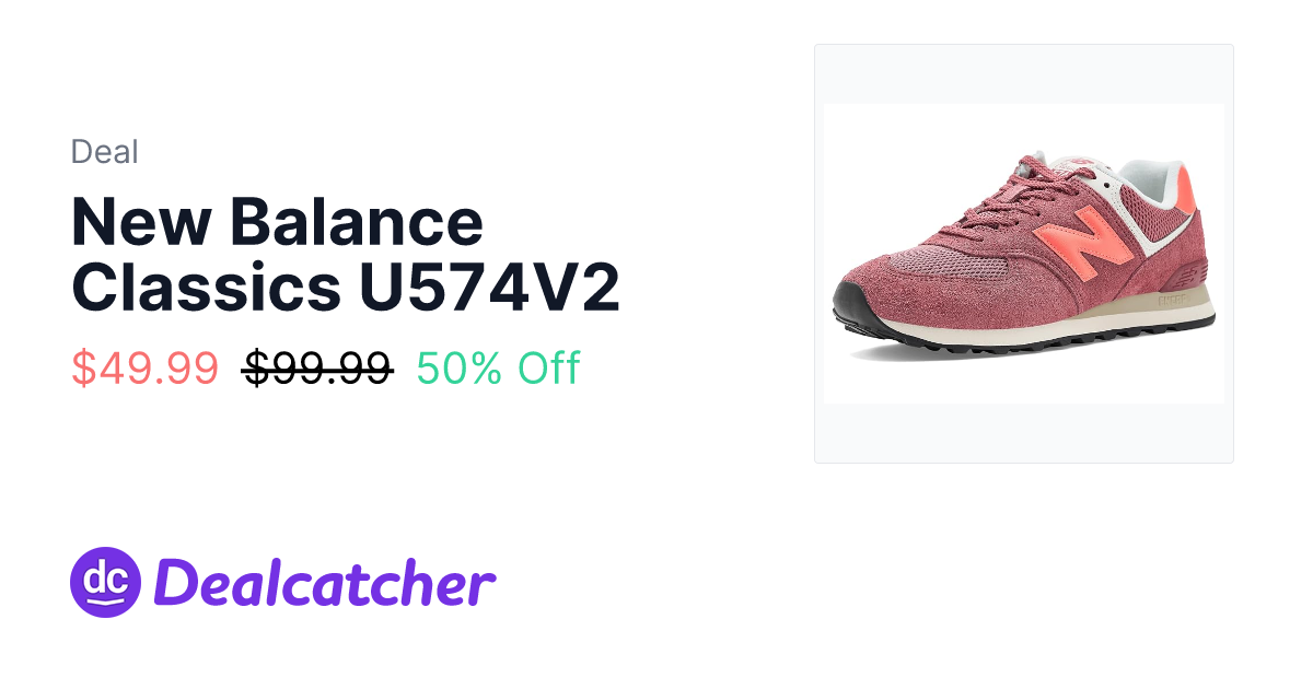 Zappos - New Balance Classics U574V2 $49.99