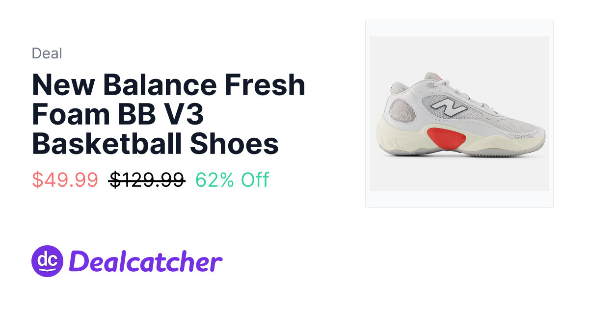 Joe's New Balance Outlet - New Balance Fresh Foam BB V3 Basketball Shoes $49.99