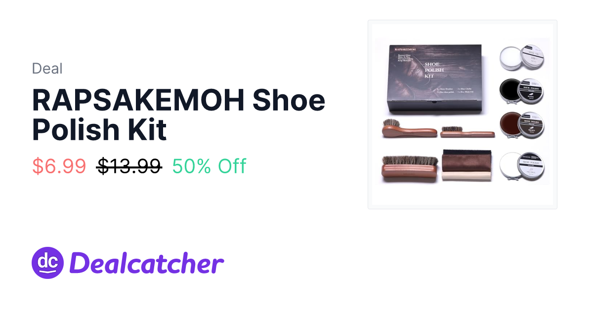 Amazon - RAPSAKEMOH Shoe Polish Kit $6.99