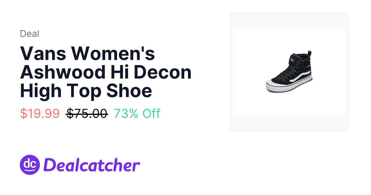 Woot - Vans Women's Ashwood Hi Decon High Top Shoe $19.99