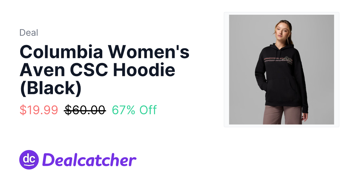 Columbia - Columbia Women's Aven CSC Hoodie (Black) $19.99