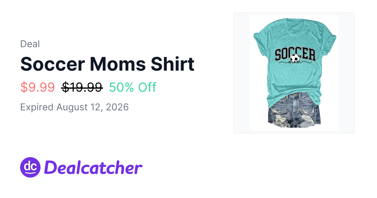 Amazon - Soccer Moms Shirt $9.99