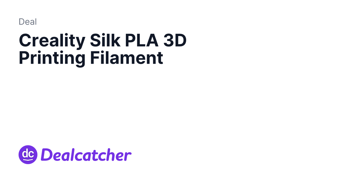 eBay - Creality Silk PLA 3D Printing Filament