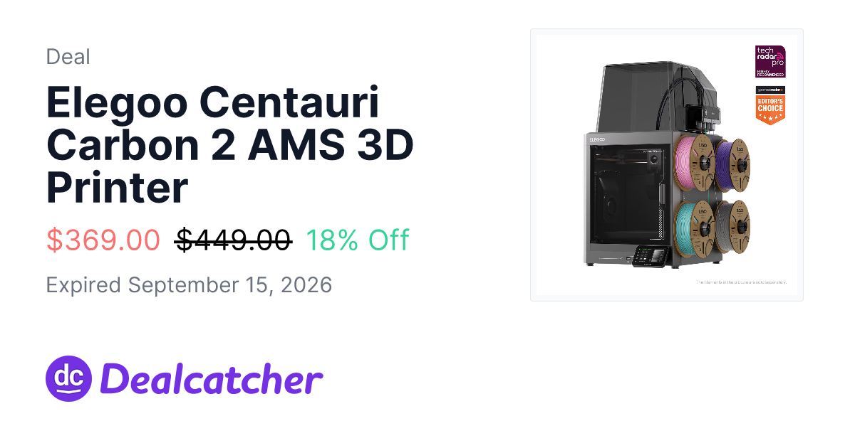 ELEGOO - Elegoo Centauri Carbon 2 AMS 3D Printer $369.00