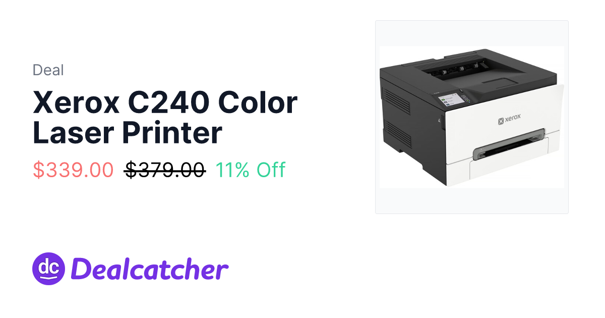 B&H Photo - Xerox C240 Color Laser Printer $339.00