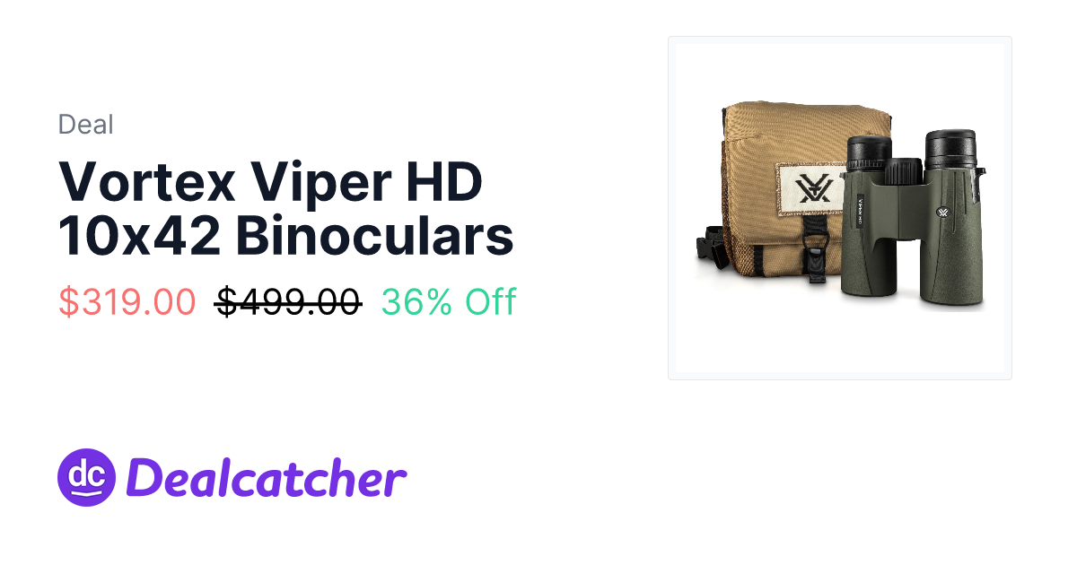Focus Camera - Vortex Viper HD 10x42 Binoculars $319.00