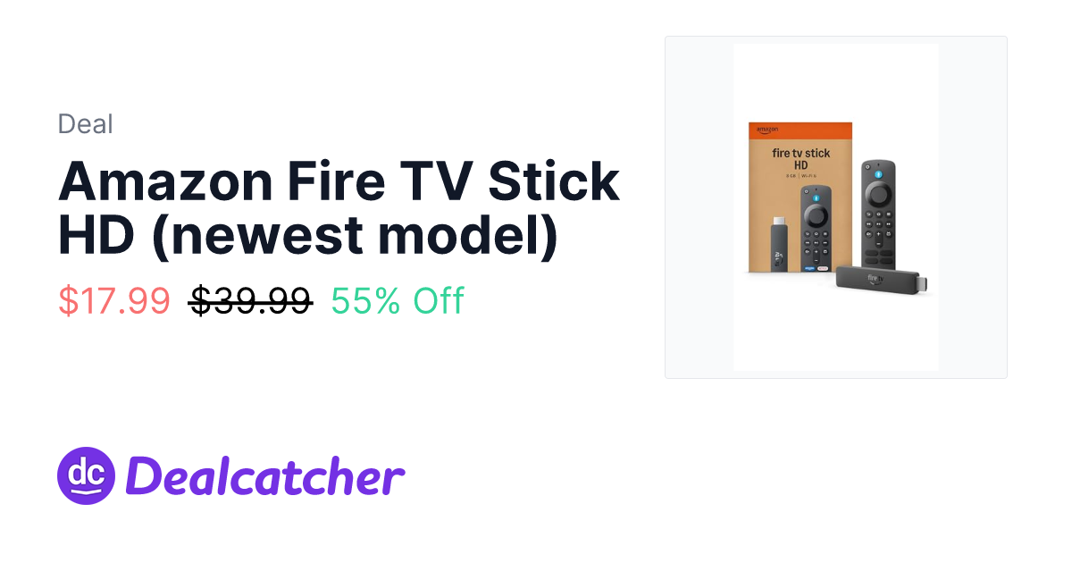 Amazon - Amazon Fire TV Stick HD (newest model) $17.99