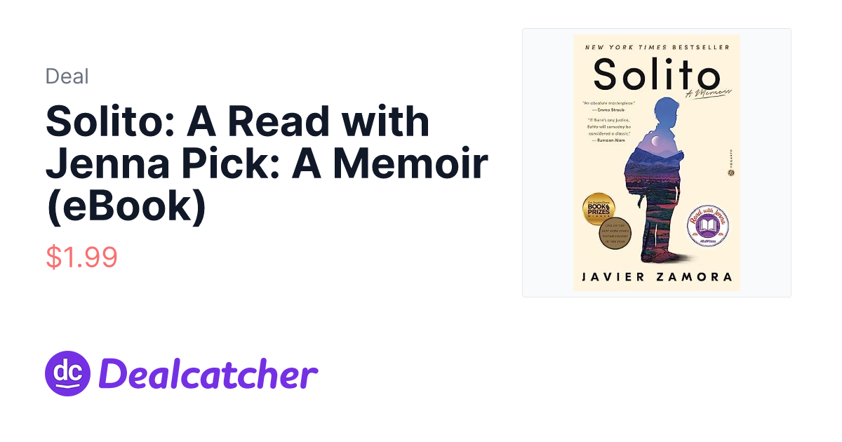 Amazon - Solito: A Read with Jenna Pick: A Memoir (eBook) $1.99