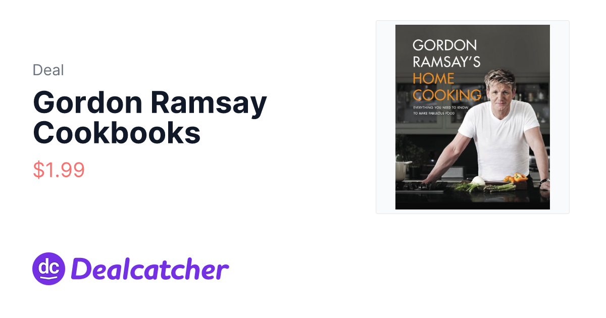 Amazon - Gordon Ramsay Cookbooks $1.99