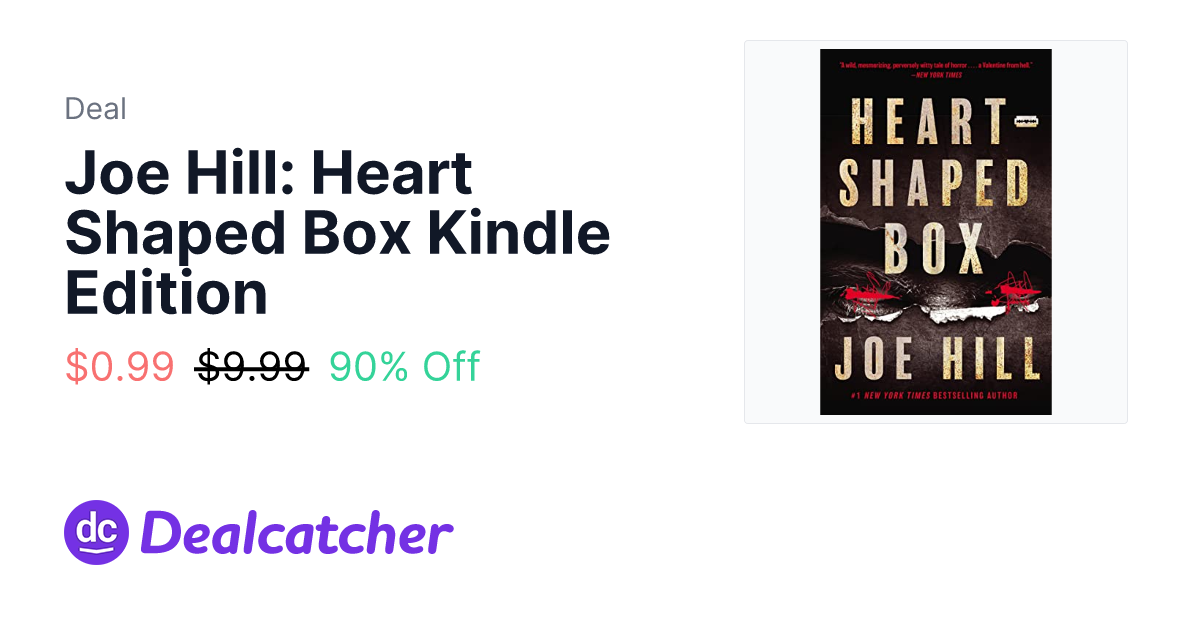 Amazon - Joe Hill: Heart Shaped Box Kindle Edition $0.99
