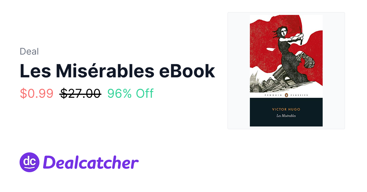 Amazon - Les Misérables eBook $0.99