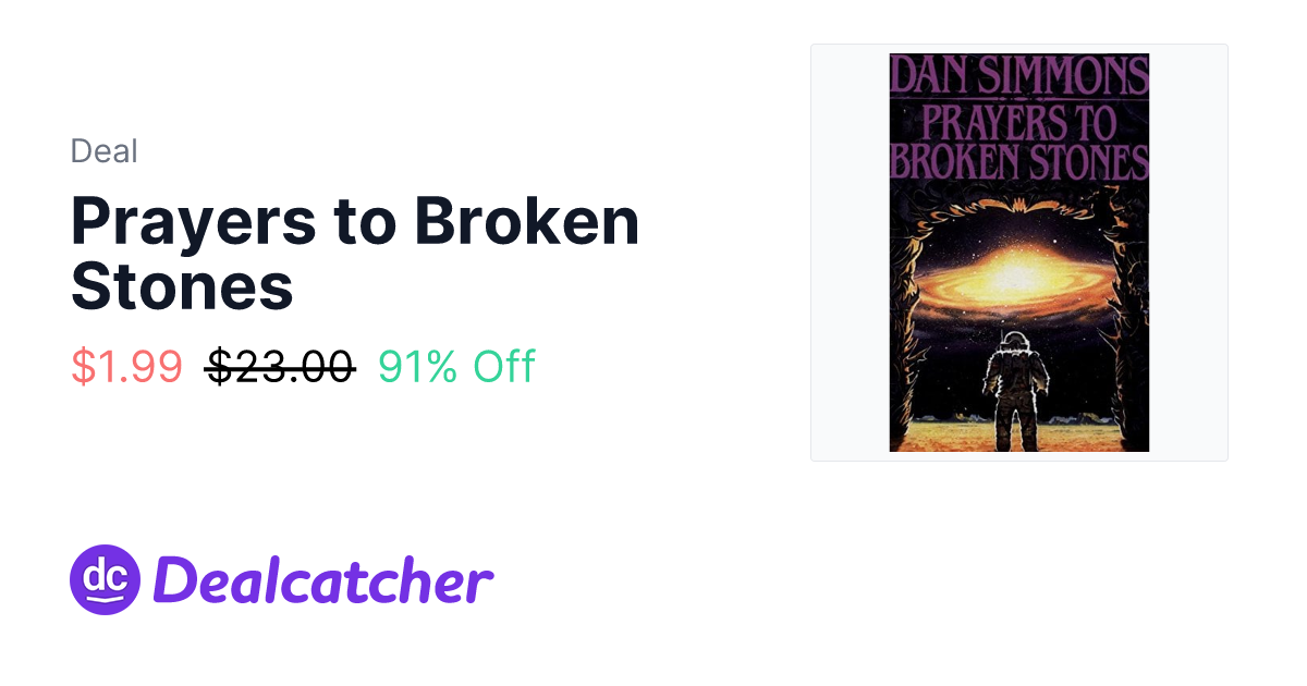 Amazon - Prayers to Broken Stones $1.99