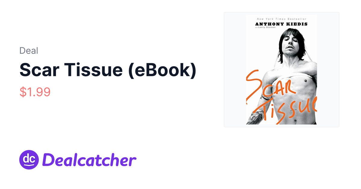 Amazon - Scar Tissue (eBook) $1.99