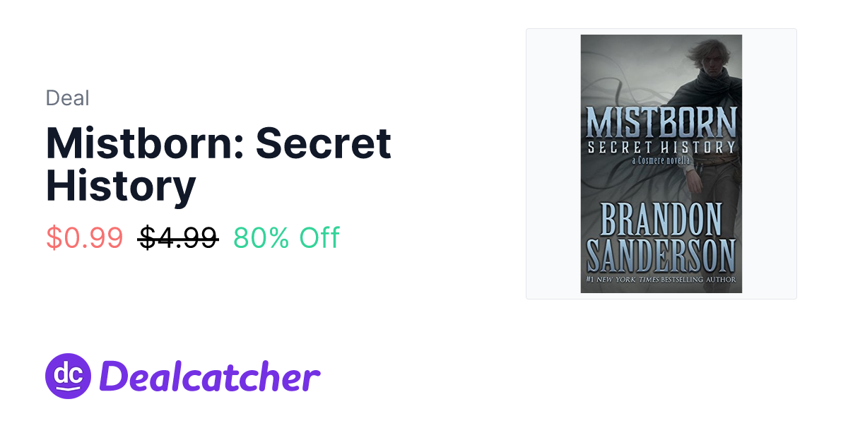 Amazon - Mistborn: Secret History $0.99