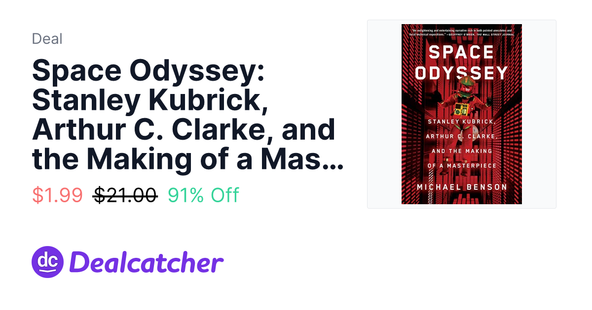 Amazon - Space Odyssey: Stanley Kubrick, Arthur C. Clarke, and the Making of a Masterpiece (eBook) $1.99