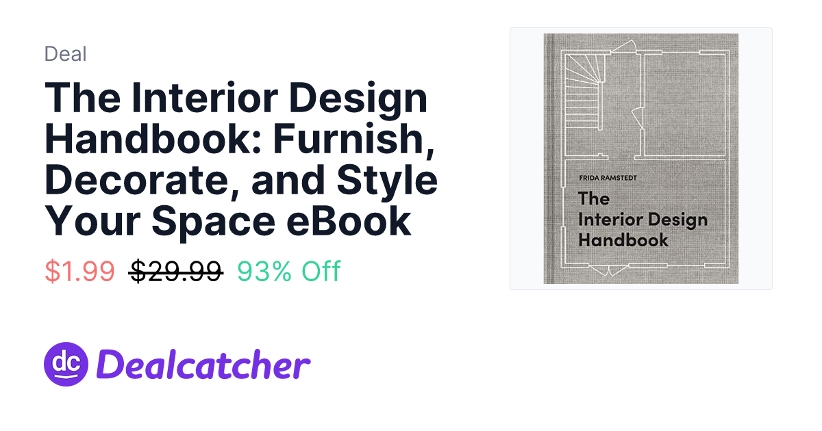 Amazon - The Interior Design Handbook: Furnish, Decorate, and Style Your Space eBook $1.99