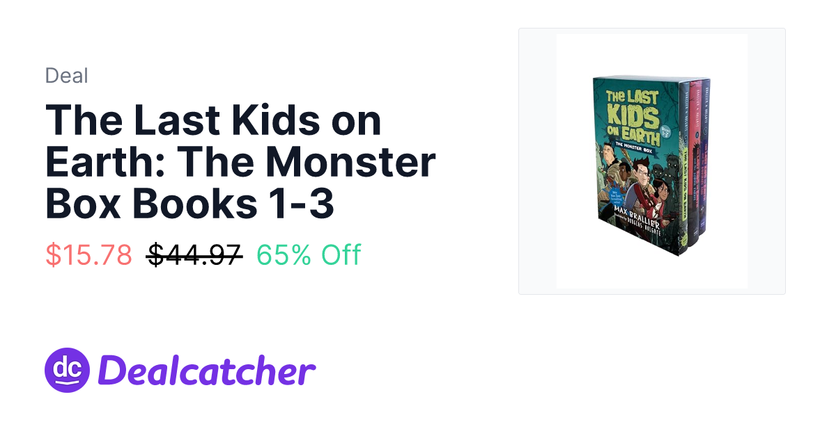 Amazon - The Last Kids on Earth: The Monster Box Books 1-3 $15.78
