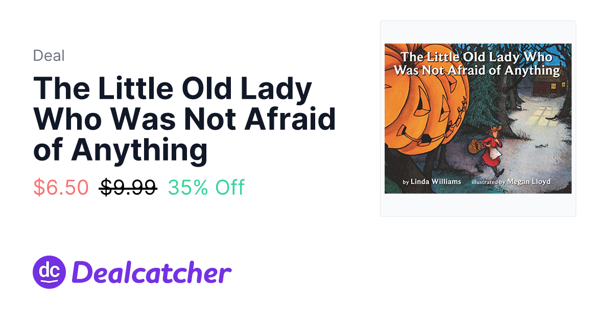 Amazon - The Little Old Lady Who Was Not Afraid of Anything $6.50