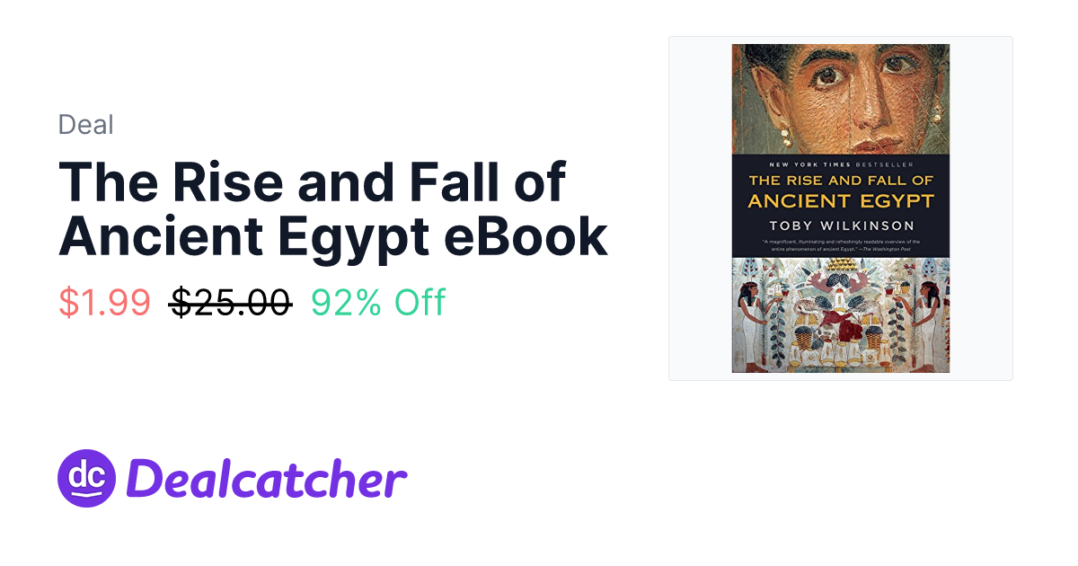 Amazon - The Rise and Fall of Ancient Egypt eBook $1.99