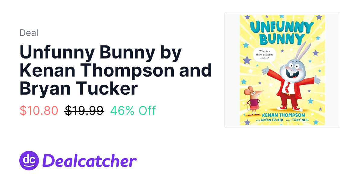 Amazon - Unfunny Bunny by Kenan Thompson and Bryan Tucker $10.80
