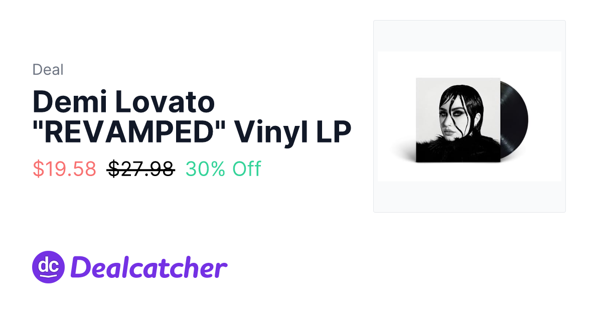 Amazon - Demi Lovato "REVAMPED" Vinyl LP $19.58