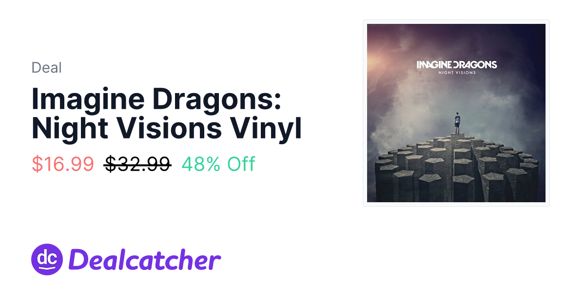 Amazon - Imagine Dragons: Night Visions Vinyl $16.99