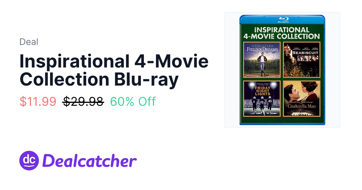 Amazon - Inspirational 4-Movie Collection Blu-ray $11.99