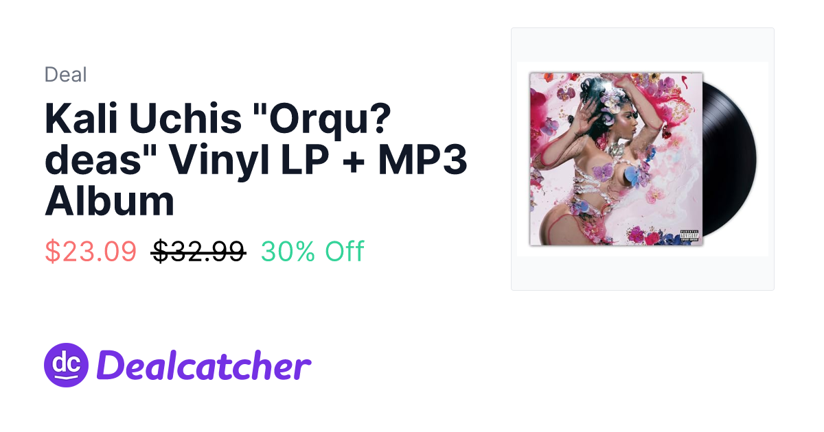 Amazon - Kali Uchis "Orqu?deas" Vinyl LP + MP3 Album $23.09