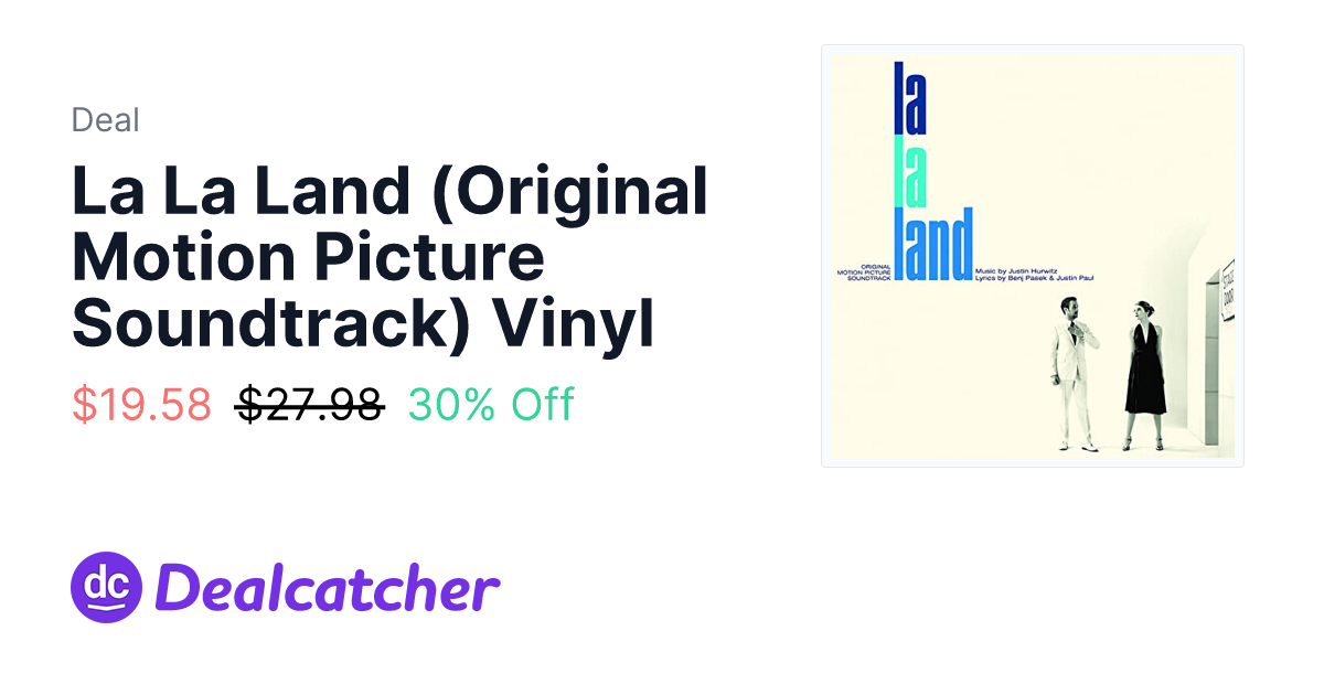 Amazon - La La Land (Original Motion Picture Soundtrack) Vinyl $19.58