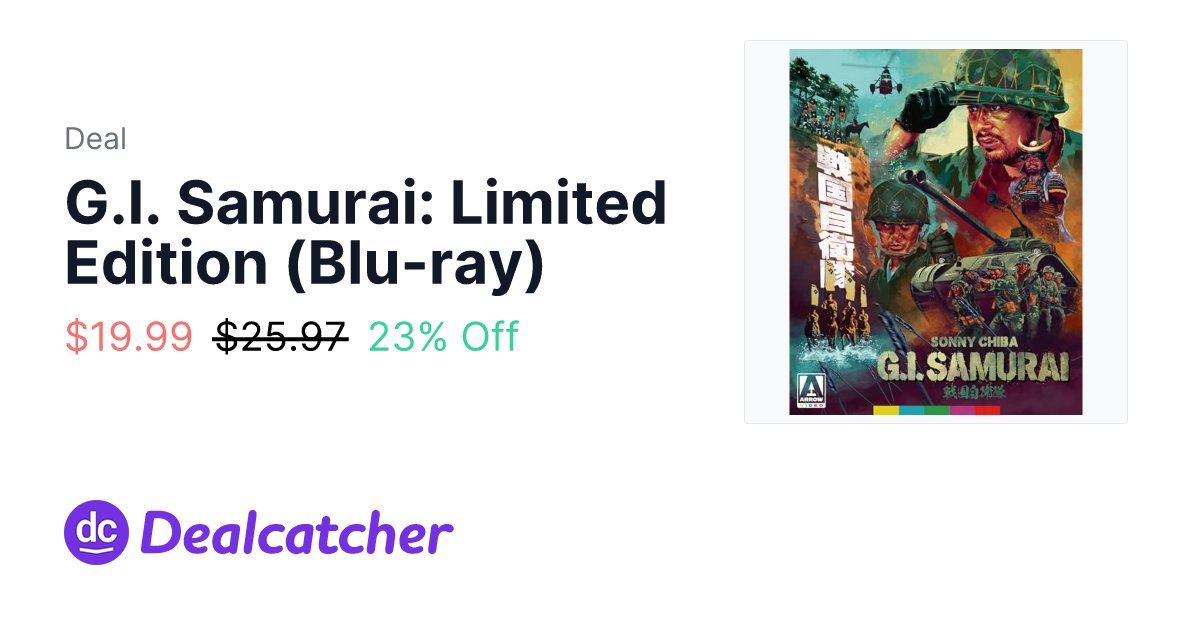 Amazon - G.I. Samurai: Limited Edition (Blu-ray) $19.99